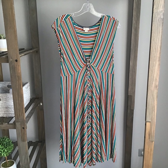 Anthropologie Dresses & Skirts - Anthropologie Striped Tied Dress